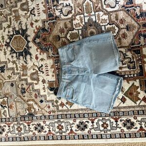 Light Blue Denim Shorts